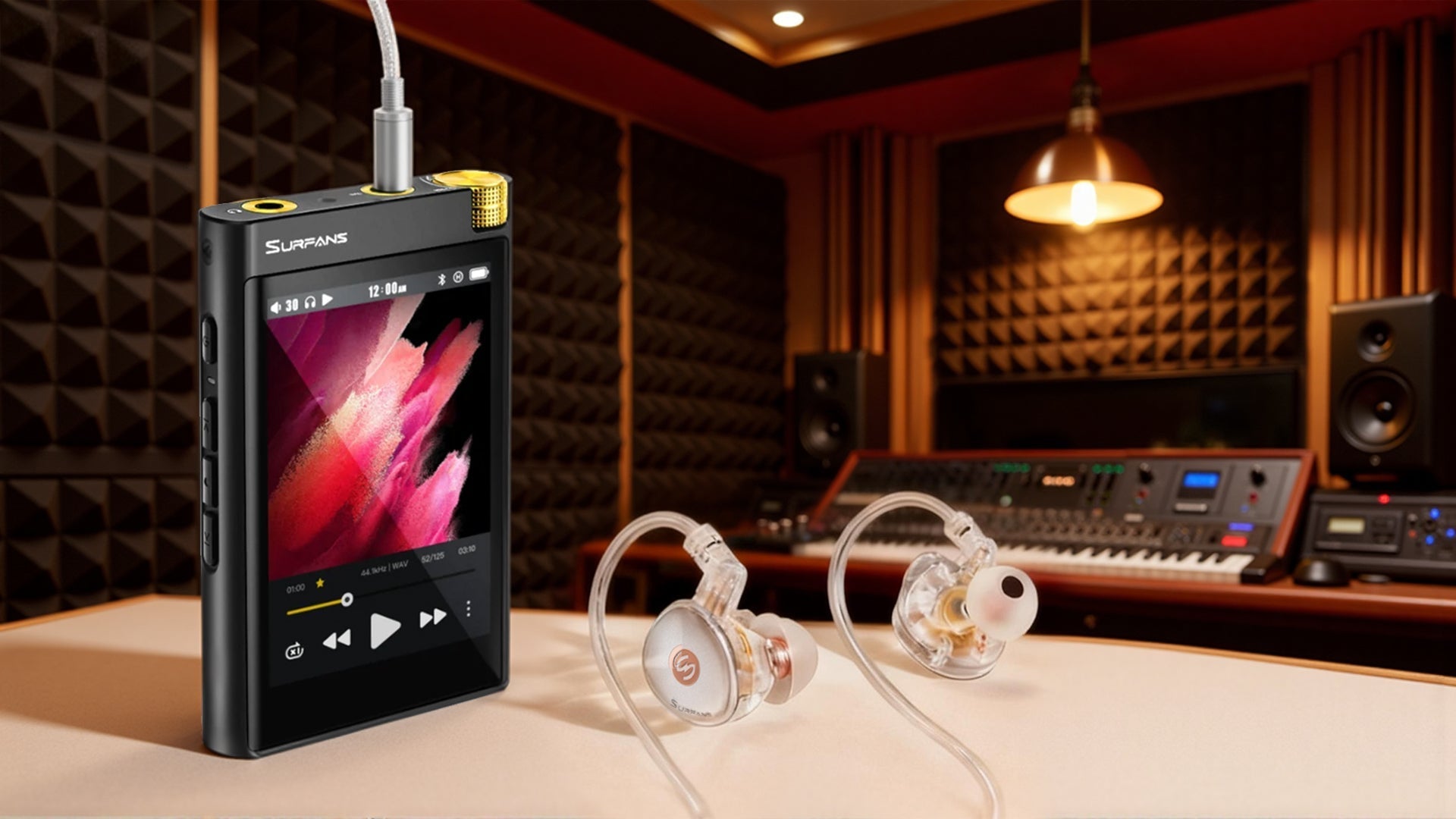 ポータブルプレーヤー SURFANS F28 Hi Res Music Player Amazon.com: Surfans HiFi Bluetooth Mp3 Player: F28 High Res