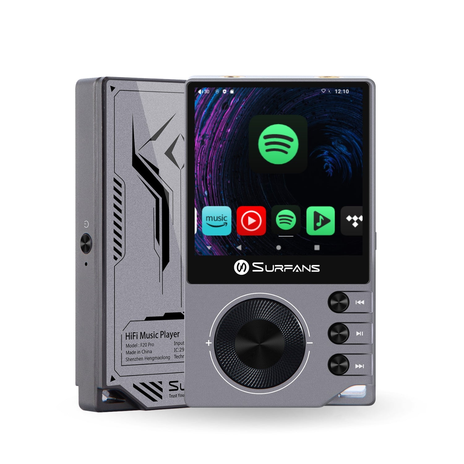 ポータブルプレーヤー SURFANS F20 HiFi Music Player Surfans F20 Pro Android High-Res Music Player