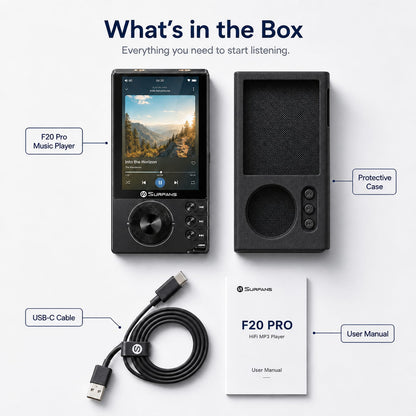 Surfans F20 Pro+ Android High-Res Music Player