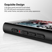 将图片加载到图库查看器，HiFi Bluetooth Mp3 Player: F28 High Res Lossless Portable Music Player - 3.5 inch Digital Audio Player 32GB Support up to 512GB
