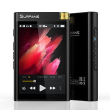 将图片加载到图库查看器，HiFi Bluetooth Mp3 Player: F28 High Res Lossless Portable Music Player - 3.5 inch Digital Audio Player 32GB Support up to 512GB

