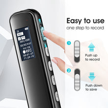 将图片加载到图库查看器，Surfans Digital Voice Recorder,16GB Professional Recording Device with Playback
