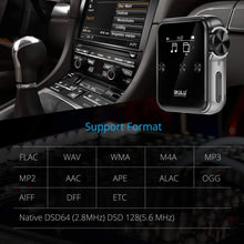 将图片加载到图库查看器，Surfans H10 High Resolution Mp3 Player with Bluetooth：16GB DSD HiFi Lossless Audio Player Metal with Clip for Music Lover and Sports, Support up to 256GB
