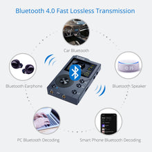 将图片加载到图库查看器，F20 HiFi MP3 Player, Lossless DSD High Resolution Digital Audio Music Player with 32GB Memory Card
